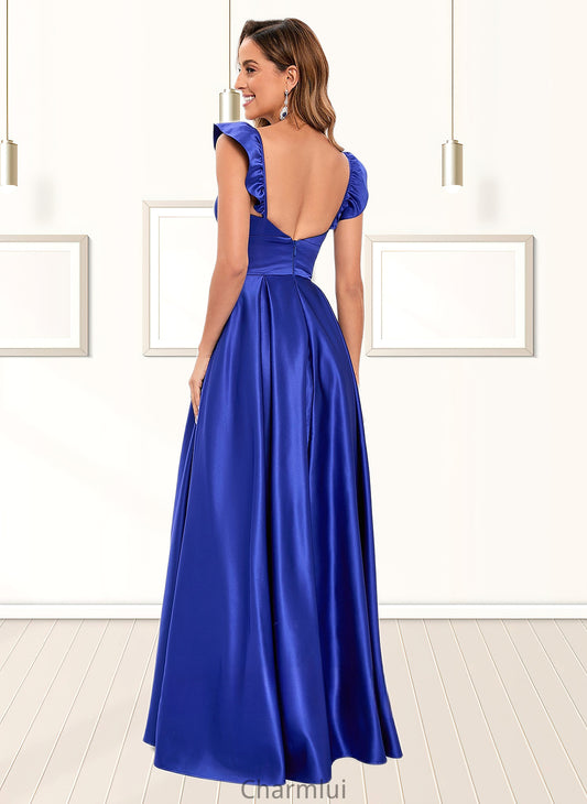 Lilith Ball-Gown/Princess Sweetheart Floor-Length Satin Prom Dresses DYP0025859