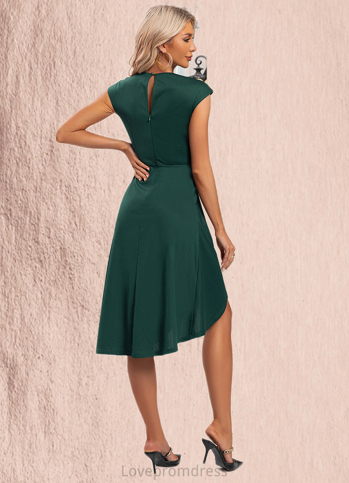 Jaden Chain Strap Scoop Elegant Sheath/Column Cotton Blends Asymmetrical Midi Dresses DYP0022382