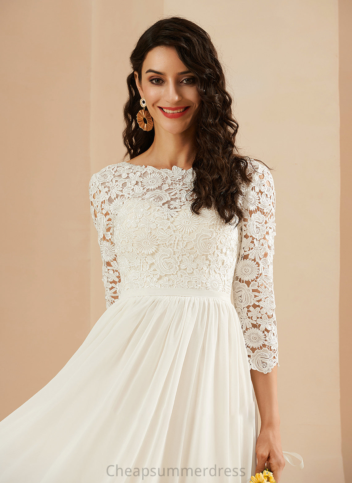 Wedding Dresses Jamya Train Sweep With Dress A-Line Lace Wedding