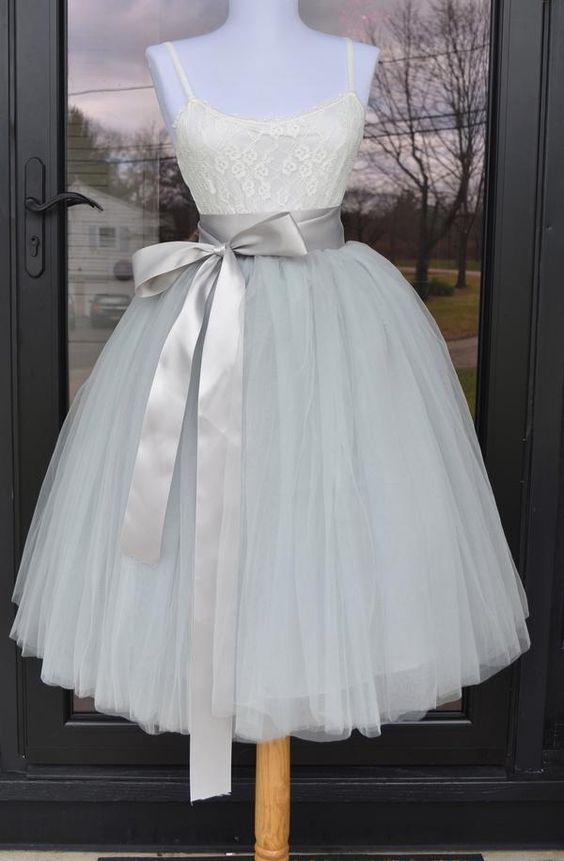 Short Lydia Homecoming Dresses Grey CD1869